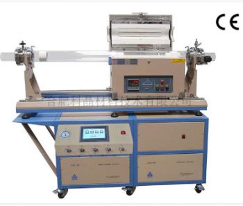 1100℃双管滑动快速加热冷却炉 OTF-1200X-4-80-100-4CLV-SL